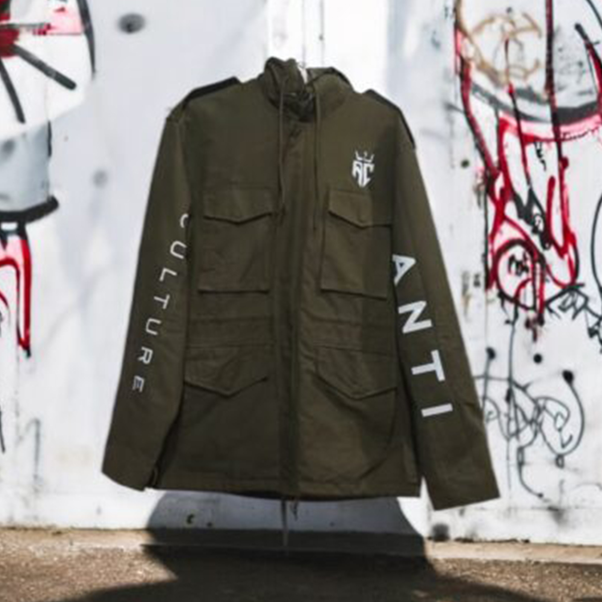 ANTI CULTURE Olive Revolutionary Jacket
